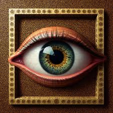 Illustration of an eye with concentric ripple rings suggesting expanding awareness and its effect on everyday life quality